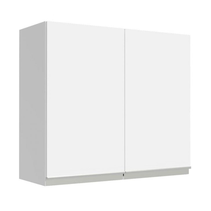 Armário de Cozinha Aéreo 70 cm 2 Portas Branco Glamy Madesa