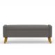 Recamier Bau Paris 1,20m Suede Cinza - Inova Decor