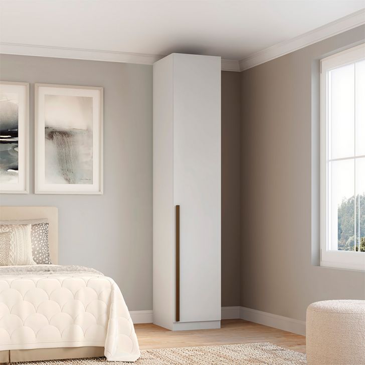 Guarda-roupa Modulado Altezza Trend 1 Porta 3 Gavetas Branco