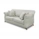 Sofá Decorativo 180cm 2 Lugares com 4 Almofadas Armstrong Veludo Prata G63 - Gran Belo