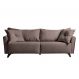 Image of Sofá 3 Lugares Gales Veludo Marrom 230 cm SO964UP07RUMMOB