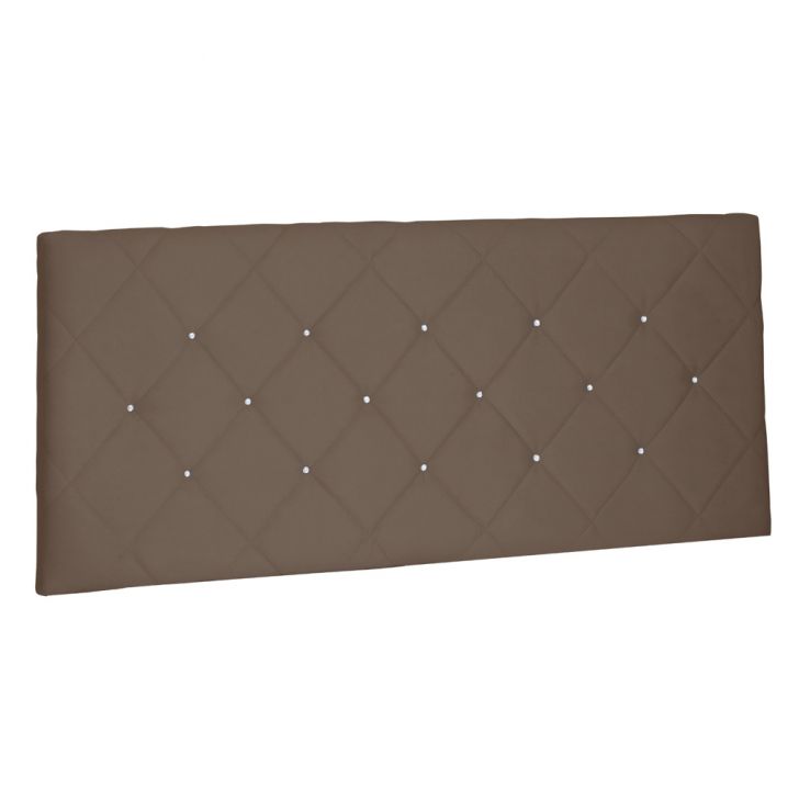 Cabeceira Painel Estofada Cama Box Casal Queen Tânia 160cm Suede Caramelo - Desk Design