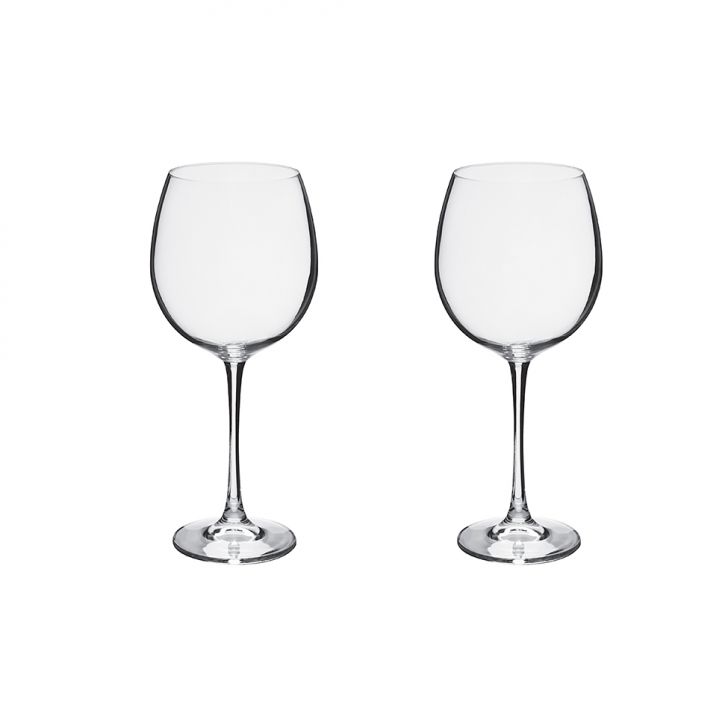 Kit Com 2 Taças De Vinho Sommelier Transparente 850 Ml