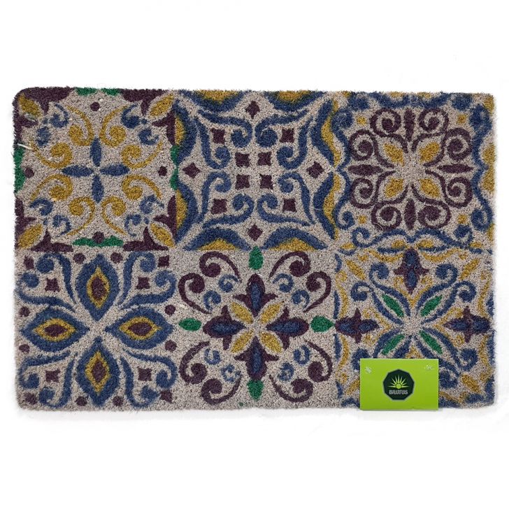 Capacho Azulejo Colorido 40x60 Cm