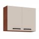 Armário Suspenso com 2 Portas Tucson Nogueira Off White