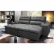 Sofá 2,12m Retrátil e Reclinável com Molas Cama inBox Confort Tecido Suede Velusoft Cinza
