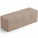 Puff Decorativo Living Sala de Estar 160 cm Roma W01 Linho Bege Escuro - Lyam