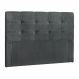 Cabeceira Painel De Casal Queen 160cm Para Cama Box Clean Suede Cinza - DS Móveis