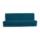 Imagem do Sofá-Cama Futon Casal Paola Suede Azul Sofá-Cama Futon Casal Paola Suede Azul
