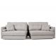 Image of Sofá 3 Lugares Retrátil e Reclinável Prime Linho Cinza 190 cm DD124UP96PGXMOB
