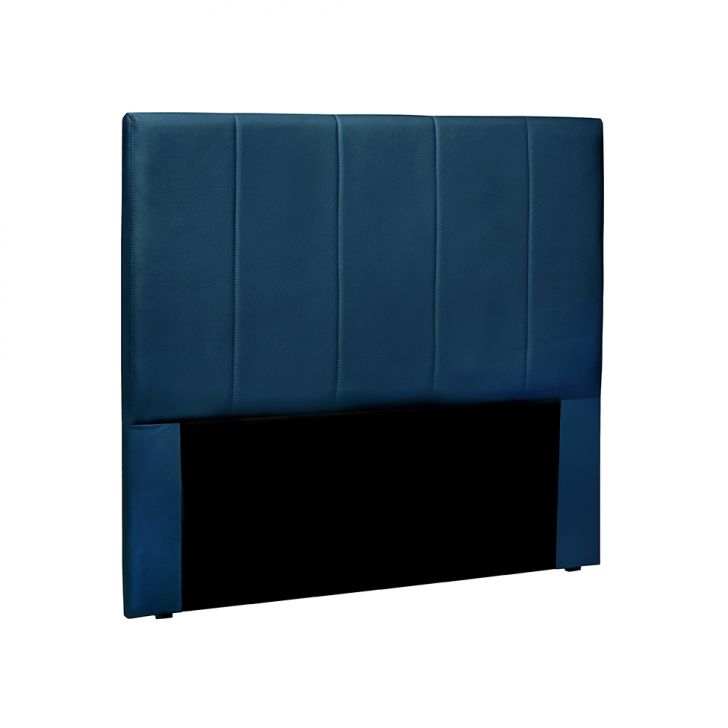 Cabeceira King Ravenna Veludo Azul Marinho