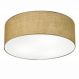 Plafon Cilíndrico Md-3019 Cúpula em Tecido 80x15cm Palha - Bivolt