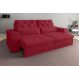 Sofá 3 Lugares Net Royale Assento Retrátil e Reclinável 2,00m (L) Vermelho – NETSOFAS