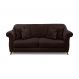 Sofá 3 Lugares Abruzzo Suede Café 180 cm