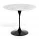 Mesa Saarinen Tulip Jantar Carrara 124cm Base Preta