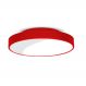 Lustre Pendente Redondo 7653 4 Lâmpadas E27 Vermelho