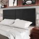 Cabeceira Estofada Suede Para Cama Box Casal Queen 1,60 Capri - Preto - Lojas RPM
