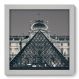 Quadro Decorativo - Louvre - 22cm x 22cm - 040qnmab