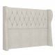 Cabeceira Casal King Cama Box 195cm Malva Z04 Veludo Bege - Mpozenato