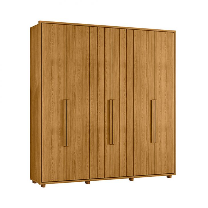 Guarda-roupa Casal Veronesse 6 Portas 4 Gavetas Cumaru