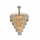 Lustre Versailles Cromado + Cristal + Clear De 8Xe14 - Hevvy