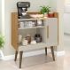 Buffet Mesinha Coffee com Porta Phill Cinamomo/Off-White