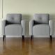Conjunto Poltronas Decorativas Mayo Boucle Cinza