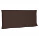 Cabeceira Painel Casal 1,40m Veneza Suede Marrom Café - Pallazio