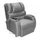 Image of Poltrona Reclinável Motorizada Imperial Suede Cinza IM730UP86NPPMOB