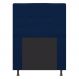 Cabeceira Estofada Dama 90 cm Solteiro Com Botonê Suede Azul Marinho - Amarena Móveis