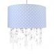 Lustre Tubular Cristais Ursinho Príncipe Quarto Bebê Infantil Menino