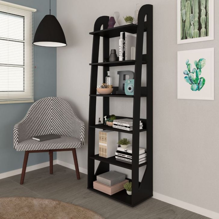 Estante Artely Floripa 6 Nichos Preto
