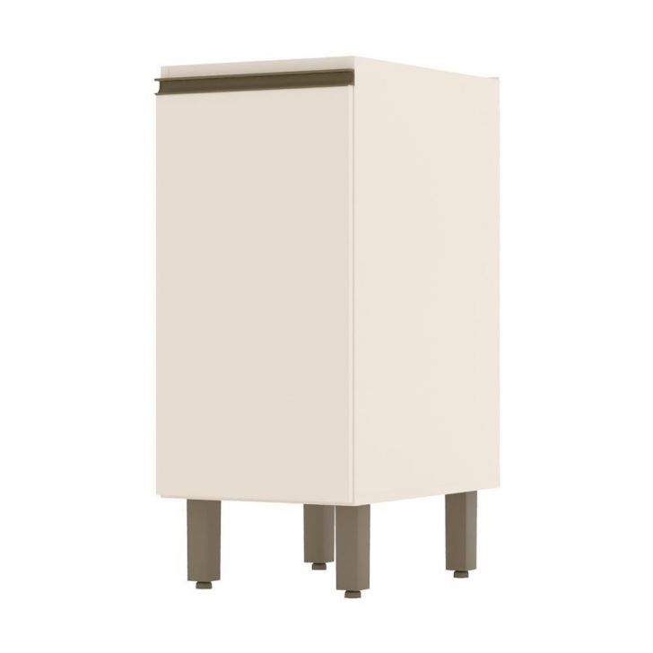 Balcão 1 Porta 35cm Connect Off White - Móveis Henn