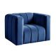 Poltrona Mona Cor:Veludo Azul 210