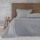 Kit Colcha King Satinatta Cetim 100% Poliéster 260x280cm Platina