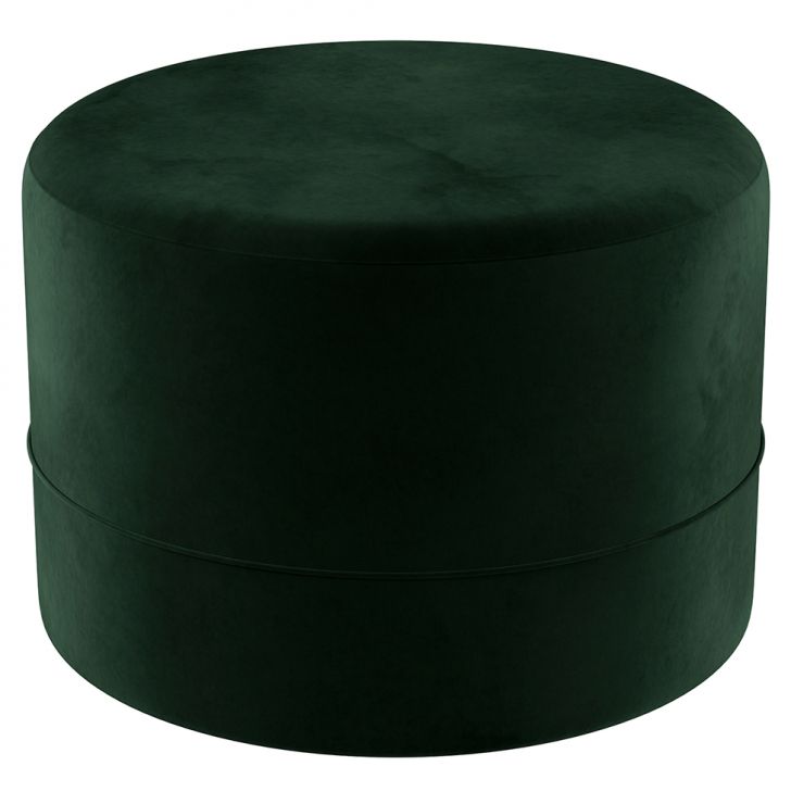 Puff Oxford Verde Musgo 62 Cm