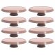 8 Boleiras com Pé Amêndoa Tortas Doces 30cm Bubble Crippa Suporte Mesa Evento
