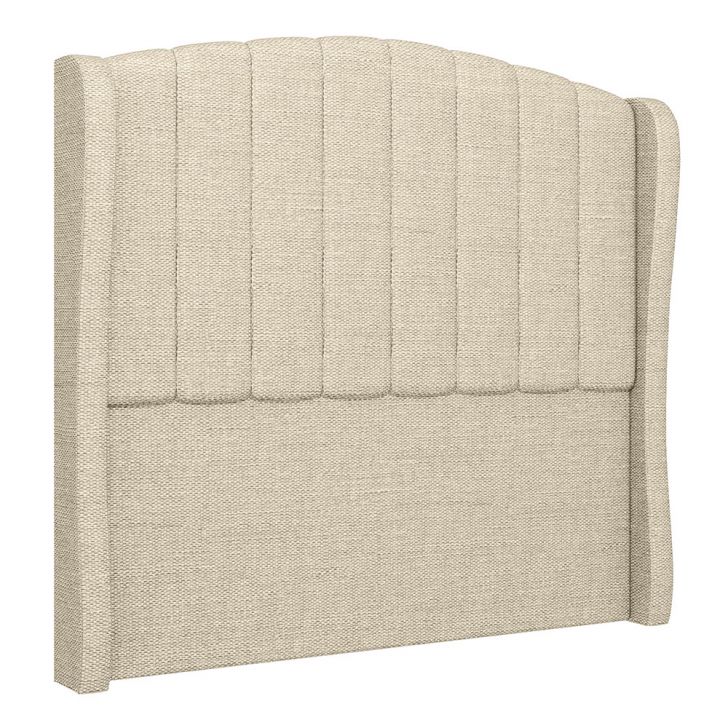 Cabeceira Casal Cama Box 140cm Glenda Z04 Linho Bege - Mpozenato