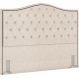 Cabeceira Cama Box Casal King 195 cm P05 Grécia Linho Cru - Lyam Decor