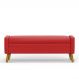 Recamier Bau Paris 1,20m Suede Vermelho - Inova Decor