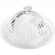 Queijeira de Cristal de Chumbo Empire Lyor 20cm Prato Porta
