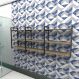 Prateleira industrial banheiro aço 180x30x68cm amadeirado ind35ae