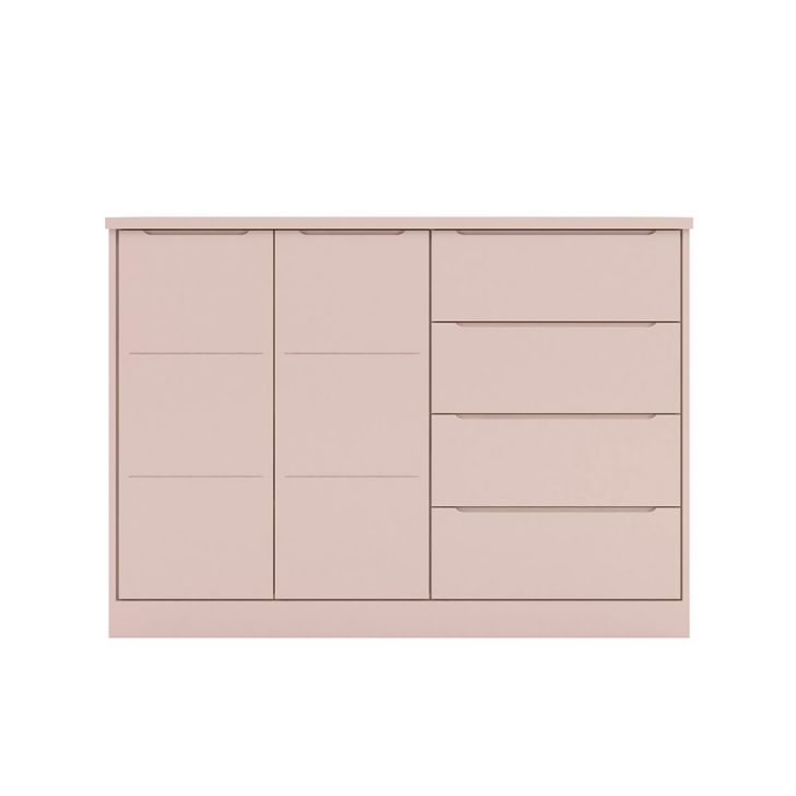 Cômoda Infantil Pérola 2 PT 4 GV Rosê