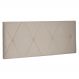 Cabeceira Painel Queen 1,60m Aquilla Suede Bege - Pallazio