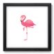 Quadro Decorativo - Flamingo - 33cm x 33cm - 034qnsbp