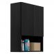 Armário Lavanderia com 2 Portas Multimóveis Ibiza FG5004 Preto