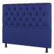 Cabeceira Cama Box Solteiro Nice 100cm Suede Azul - Desk Design