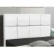 Cabeceira Roma para Cama Box Queen 160 cm Corino Branco - D'Rossi