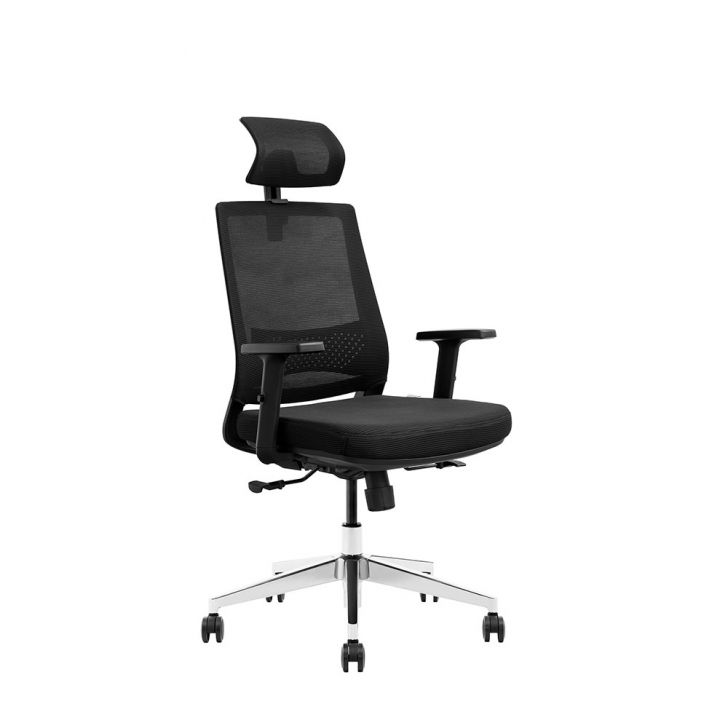 Cadeira de Escritório Presidente Giratória NR17 Unik Preta