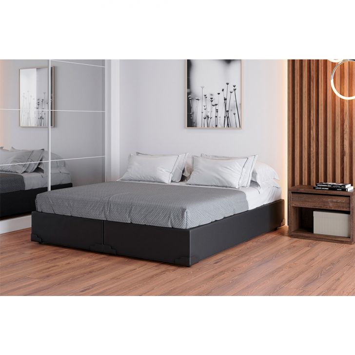 Base Para Cama Box Queen Joe (36x158x198) Preta